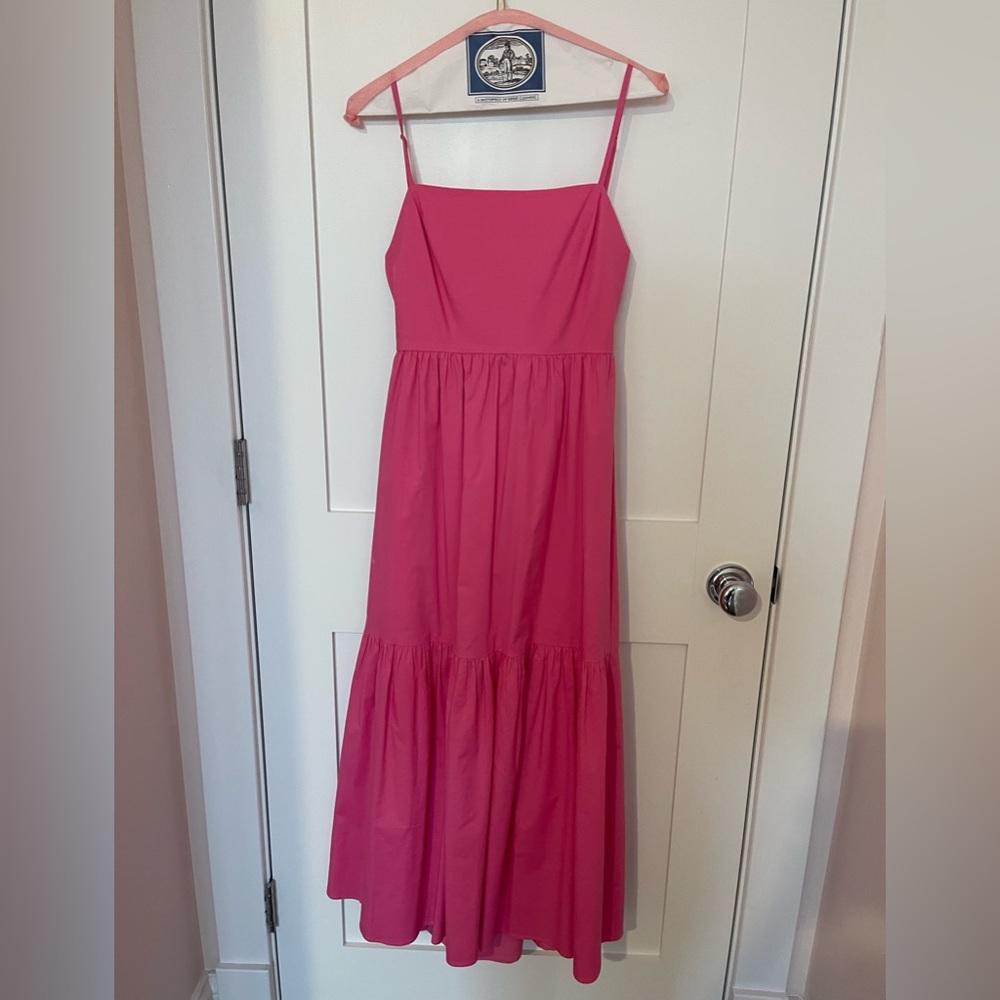 WAYF pink maxi dress